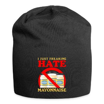Mayonnaise Mayo Gift - Jersey Beanie - black - Front
