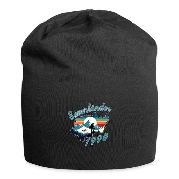 1990 Birthday Sauerländer Original Retro Sunset - Jersey Beanie - black - Front