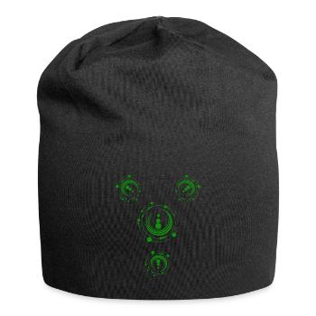 Außerirdische Begegnung außerirdisches Leben Kornkreis - Jersey-Beanie - Schwarz - Vorne