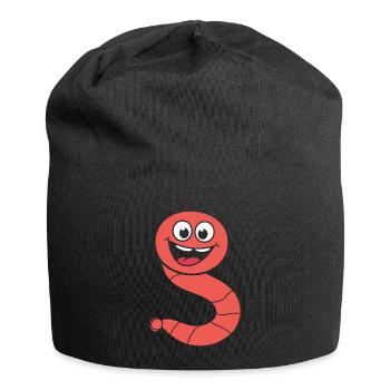 earthworm - Jersey Beanie - black - Front