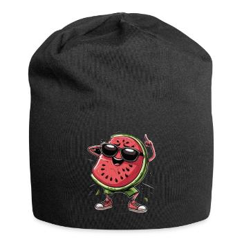 Watermelon - Jersey Beanie - black - Front