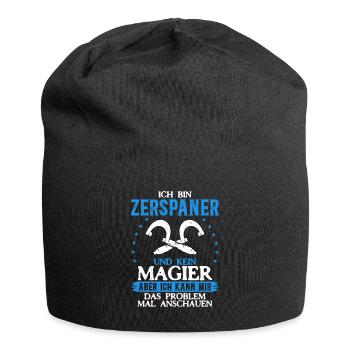 Precision instead of magic - Jersey Beanie - black - Front