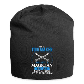 Tool Mechanic - Not a Magician, Just a Genius - Jersey Beanie - black - Front