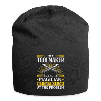 Tool Mechanic - Not a Magician, Just a Genius - Jersey Beanie - black - Front