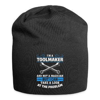 Tool Mechanic - Not a Magician, Just a Genius - Jersey Beanie - black - Front