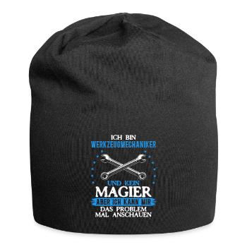 Tool Mechanic - Not a Magician, Just a Genius - Jersey Beanie - black - Front