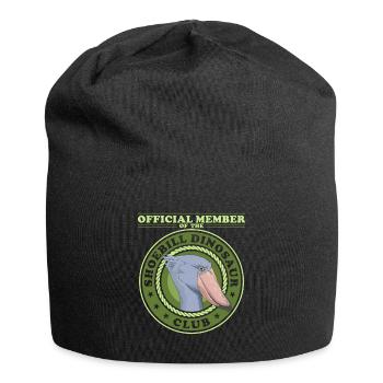 Oiseau bec-en-sabot | Cadeau d’oiseaux bec-en-sabot - Bonnet en jersey - noir - Devant