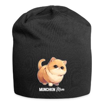 Munchkin Kätzchen Munchkin Katze - Jersey-Beanie - Schwarz - Vorne