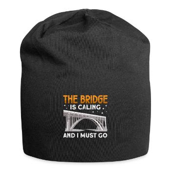 Bridge Construction and Bridge Engineer - Jersey Beanie - black - Front