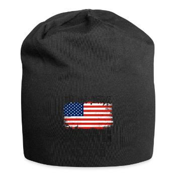 Patriot US Flag Constitution of the USA Needs To - Jersey Beanie - black - Front