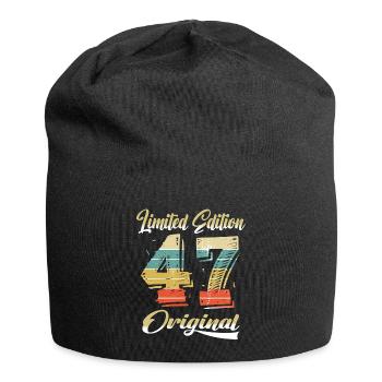 77 Years Birthday Vintage 1947 Limited Edition - Jersey Beanie - black - Front