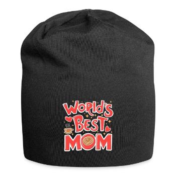 Best Mom Forever - Cadeau de fête des mères - Bonnet en jersey - noir - Devant