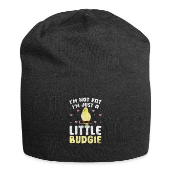 Wellensittich - Jersey-Beanie - Anthrazit - Vorne