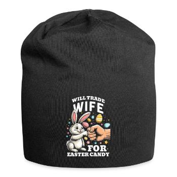 Échangera sa femme contre des bonbons de Pâques - Bonnet en jersey - noir - Devant