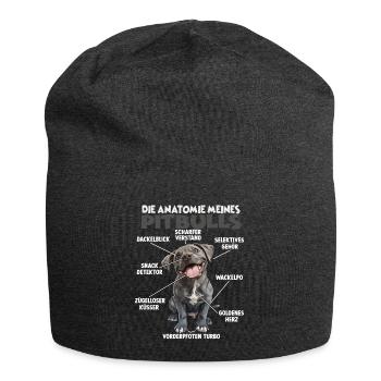 Drôle Pitbull Chien Propriétaire T Pitbull Walk - Bonnet en jersey - charbon - Devant