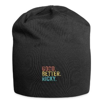 Cool guys are called ricky - Jersey-Beanie - Schwarz - Vorne