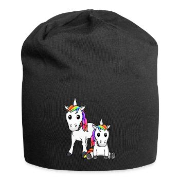 Unicorn Unicorns Mythical Creatures Mythical Creatures Child - Jersey Beanie - black - Front