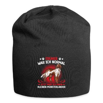 Now I have a Kleiner Münsterländer - Jersey Beanie - black - Front