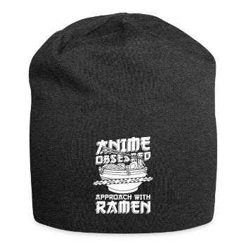 Bol de Ramen Manga Anime - Bonnet en jersey - charbon - Devant