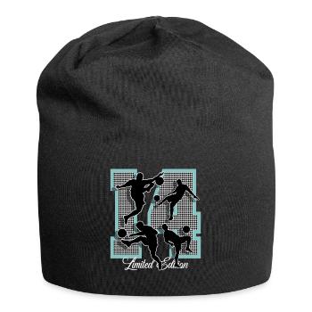 Football du 14e anniversaire - Bonnet en jersey - noir - Devant
