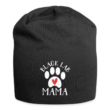 Black Lab Mama Labrador Retriever propriétaire - Bonnet en jersey - noir - Devant