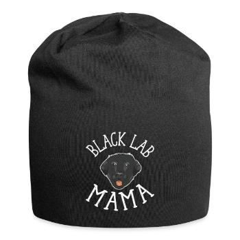 Black Lab Mama propriétaire Labrador Retriever - Bonnet en jersey - noir - Devant