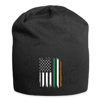 Drôle d’irlandais Irlande cadeau - Bonnet en jersey - noir - Devant