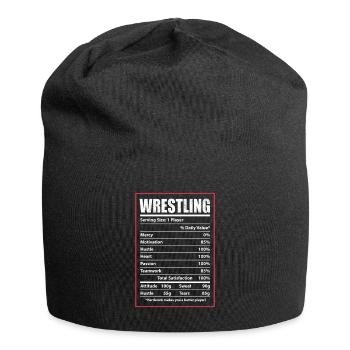 Lutteur lutteur Fight Wrestling Ringer cadeau - Bonnet en jersey - noir - Devant