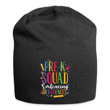 Autisme - Bonnet en jersey - noir - Devant