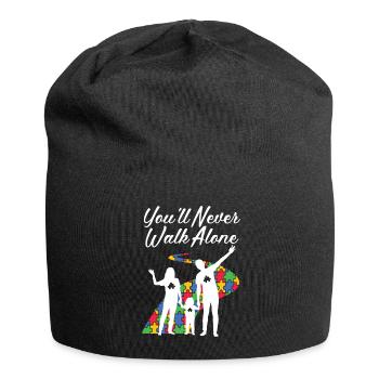 Autismus Awareness Day Autist Geschenk - Jersey-Beanie - Schwarz - Vorne