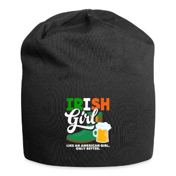 Funny Irishman Ireland Gift - Jersey Beanie - black - Front