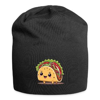 Kawaii Taco Cinco De Mayo Funny Design - Bonnet en jersey - noir - Devant