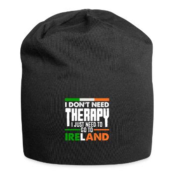 Drôle d’irlandais Irlande cadeau - Bonnet en jersey - noir - Devant