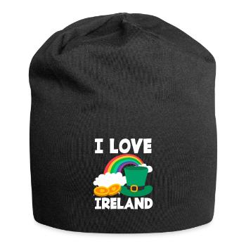 Funny Irish Ireland Gift - Jersey Beanie - black - Front