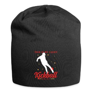 Kickball Kickball Joueur Kickballer Cadeau - Bonnet en jersey - noir - Devant