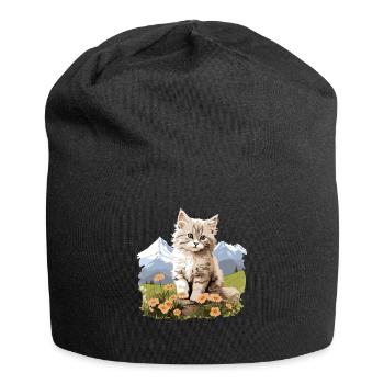 Ragamuffin Chaton Ragamuffin Chat - Bonnet en jersey - noir - Devant