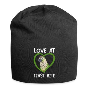 Molina Parakeet Parrot Bird Parakeet - Jersey Beanie - black - Front
