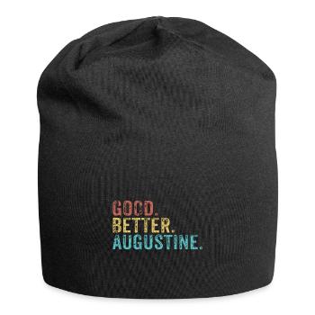 Les mecs cool s’appellent augustine - Bonnet en jersey - noir - Devant
