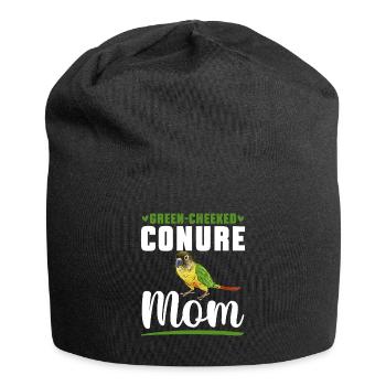 Molina Parakeet Parrot Bird Parakeet - Jersey Beanie - black - Front