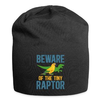Parakeet Parrot Parakeet Bird - Jersey Beanie - black - Front