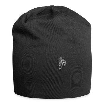 Emblème de logo de motocross Supermoto Motorcycle Racing - Bonnet en jersey - noir - Devant