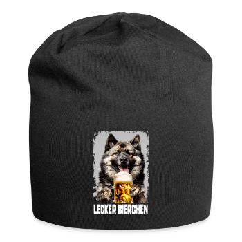 Délicieux orignal à la bière - Bonnet en jersey - noir - Devant