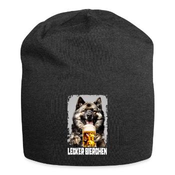 Lecker Bierchen Elchund - Jersey-Beanie - Anthrazit - Vorne