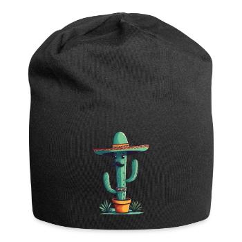 Cactus Fiesta Drôle De Vacances Mexicaines - Bonnet en jersey - noir - Devant