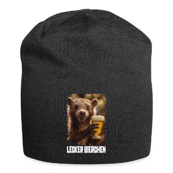 Lecker Bierchen Marder - Jersey-Beanie - Anthrazit - Vorne