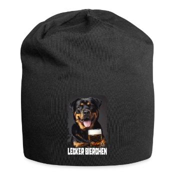 Delicious Beer Rottweiler - Jersey Beanie - black - Front