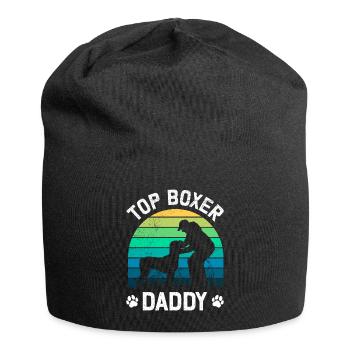 Boxer allemand TOP BOXER DADDY Boxer Propriétaire - Bonnet en jersey - noir - Devant