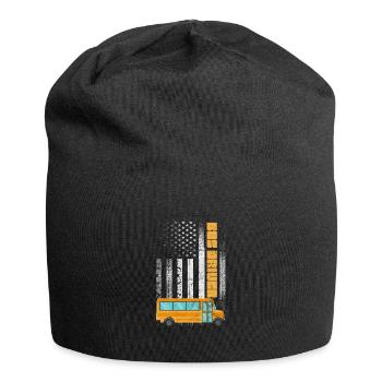 Busfahrer - Jersey-Beanie - Schwarz - Vorne