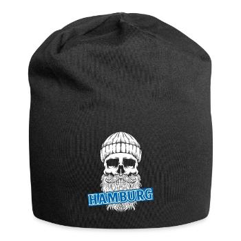 Hamburg Hanseatic City North German Low German - Jersey Beanie - black - Front