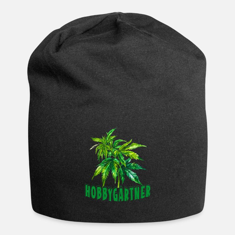 Hobbygärtner - Jersey-Beanie - Schwarz